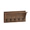 Flash Furniture 24" Rustic Brown Wall Mount Shelf with Hanging Hooks HFKHD-GDIS-CRE8-832315-GG - alternate 6